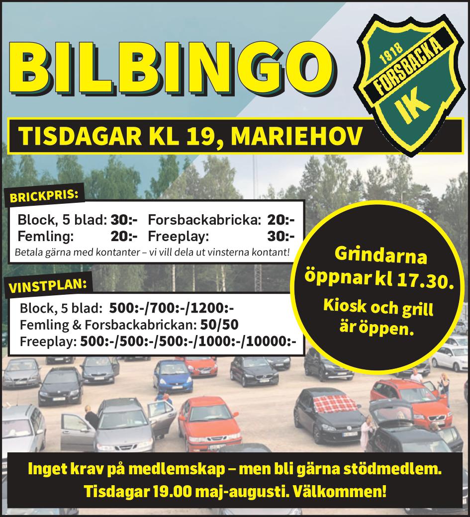 Bilbingo Forsbacka